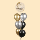 Luxe Personalised Message Balloons 7 Pieces - Balloons - Happy Balloon Shop - - Eat Cake Today - Birthday Cake Delivery - KL/PJ/Malaysia