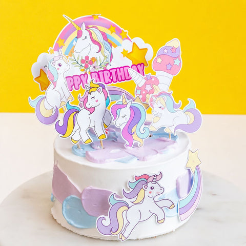 Magical Unicorn Cake 6" - Designer Cakes - Jyu Pastry Art - - Eat Cake Today - Birthday Cake Delivery - KL/PJ/Malaysia