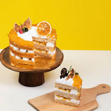 Mango Passion Vegan Naked Cake - Vegan Cakes - Junandus - - Eat Cake Today - Birthday Cake Delivery - KL/PJ/Malaysia