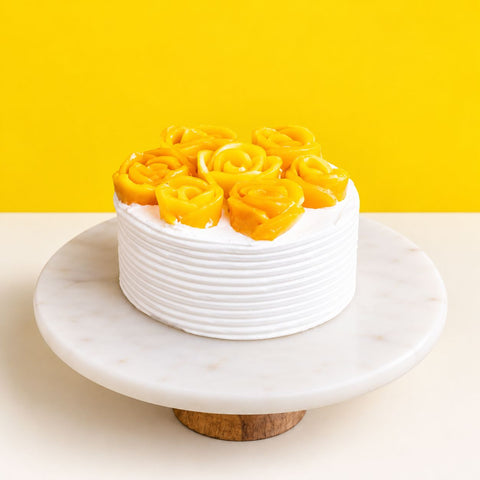 Mango Rose Fairy Cake - Fruit Cakes - Cake Hub - - Eat Cake Today - Birthday Cake Delivery - KL/PJ/Malaysia