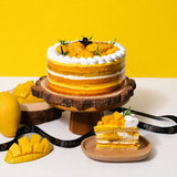 Mango Yogurt Chiffonge® - Vegan Cakes - Junandus - - Eat Cake Today - Birthday Cake Delivery - KL/PJ/Malaysia