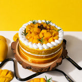 Mango Yogurt Chiffonge® - Vegan Cakes - Junandus - - Eat Cake Today - Birthday Cake Delivery - KL/PJ/Malaysia