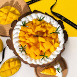 Mango Yogurt Chiffonge® - Vegan Cakes - Junandus - - Eat Cake Today - Birthday Cake Delivery - KL/PJ/Malaysia