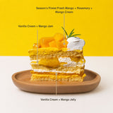 Mango Yogurt Chiffonge® - Vegan Cakes - Junandus - - Eat Cake Today - Birthday Cake Delivery - KL/PJ/Malaysia