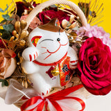 Mariam Congratulations Fresh Flower Box - Flower - Bull & Rabbit - - Eat Cake Today - Birthday Cake Delivery - KL/PJ/Malaysia