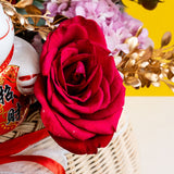 Mariam Congratulations Fresh Flower Box - Flower - Bull & Rabbit - - Eat Cake Today - Birthday Cake Delivery - KL/PJ/Malaysia
