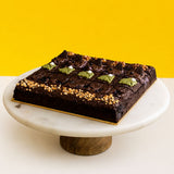 Matcha Chocolate Hazelnut Assorted Brownie 8" - Brownies - Mr & Mrs Brownie - - Eat Cake Today - Birthday Cake Delivery - KL/PJ/Malaysia