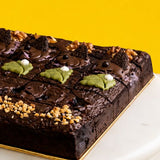 Matcha Chocolate Hazelnut Assorted Brownie 8" - Brownies - Mr & Mrs Brownie - - Eat Cake Today - Birthday Cake Delivery - KL/PJ/Malaysia