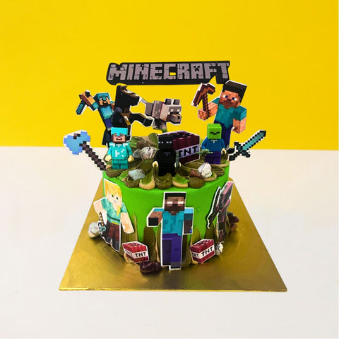 Minecraft Theme Cake - Designer Cakes - Eats and Treats Bakery - - Eat Cake Today - Birthday Cake Delivery - KL/PJ/Malaysia