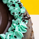 Mint Chocolate Mille Crepe Cake 8" - Crepe Cakes - Yippii Gift - - Eat Cake Today - Birthday Cake Delivery - KL/PJ/Malaysia