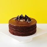 Moist Chocolate Hazelnut Cake 6" - Buttercakes - Ice Monster - - Eat Cake Today - Birthday Cake Delivery - KL/PJ/Malaysia