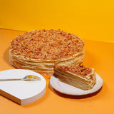 Mother's Day Bundle Almond Salted Caramel Mille Crepe Cake - MDAY2024 - Ice Monster - - Eat Cake Today - Birthday Cake Delivery - KL/PJ/Malaysia
