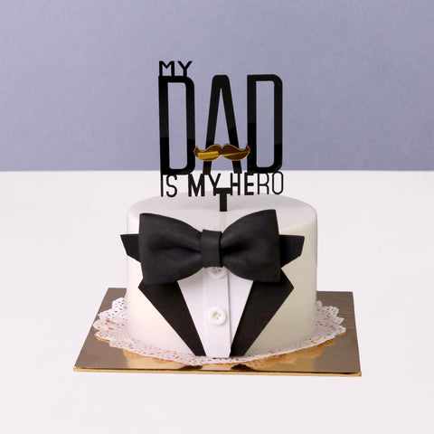 My Dad is My Hero Jelly Cake 5" - FDAY2026 - Jerri Home - - Eat Cake Today - Birthday Cake Delivery - KL/PJ/Malaysia