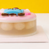 My Hero Dad Jelly Cake 4" - FDAY2026 - Q Jelly Bakery - - Eat Cake Today - Birthday Cake Delivery - KL/PJ/Malaysia