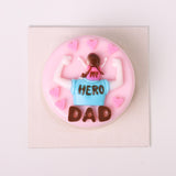 My Hero Dad Jelly Cake 4" - FDAY2026 - Q Jelly Bakery - - Eat Cake Today - Birthday Cake Delivery - KL/PJ/Malaysia