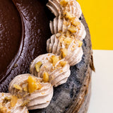 Nutty-Mushy Chocolate Banana Mille Crepe Cake 8" - Crepe Cakes - Yippii Gift - - Eat Cake Today - Birthday Cake Delivery - KL/PJ/Malaysia