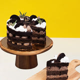 Oreo Chocolate Vegan Naked Cake - Vegan Cakes - Junandus - - Eat Cake Today - Birthday Cake Delivery - KL/PJ/Malaysia