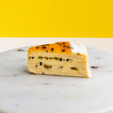 Passion Fruit Pistachio Mille Crepe Cake 8" - Crepe Cakes - Yippii Gift - - Eat Cake Today - Birthday Cake Delivery - KL/PJ/Malaysia