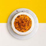 Passion Fruit Pistachio Mille Crepe Cake 8" - Crepe Cakes - Yippii Gift - - Eat Cake Today - Birthday Cake Delivery - KL/PJ/Malaysia