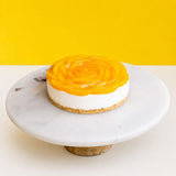 Peach Cheesecake 6" - Cheesecakes - Ice Monster Cheras Yulek - - Eat Cake Today - Birthday Cake Delivery - KL/PJ/Malaysia