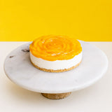 Peach Cheesecake 6" - Cheesecakes - Ice Monster Cheras Yulek - - Eat Cake Today - Birthday Cake Delivery - KL/PJ/Malaysia