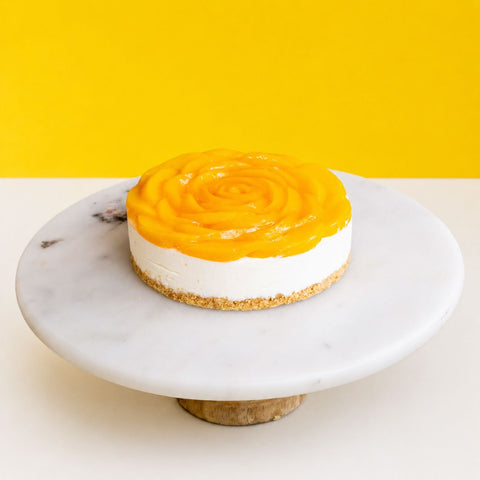 Peach Cheesecake 6" - Cheesecakes - Ice Monster Cheras Yulek - - Eat Cake Today - Birthday Cake Delivery - KL/PJ/Malaysia