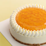 Peach Cheesecake 6" - Cheesecakes - Ice Monster - - Eat Cake Today - Birthday Cake Delivery - KL/PJ/Malaysia