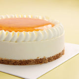 Peach Cheesecake 6" - Cheesecakes - Ice Monster - - Eat Cake Today - Birthday Cake Delivery - KL/PJ/Malaysia