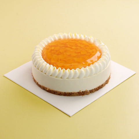 Peach Cheesecake 6" - Cheesecakes - Ice Monster - - Eat Cake Today - Birthday Cake Delivery - KL/PJ/Malaysia