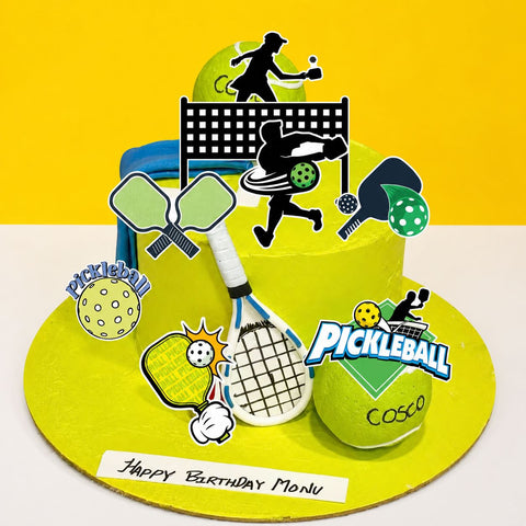 Pickleball Theme Cake - Designer Cakes - Eats and Treats Bakery - - Eat Cake Today - Birthday Cake Delivery - KL/PJ/Malaysia