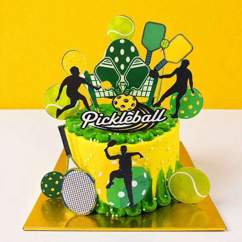 Pickleball Theme Cake - Designer Cakes - Eats and Treats Bakery - - Eat Cake Today - Birthday Cake Delivery - KL/PJ/Malaysia