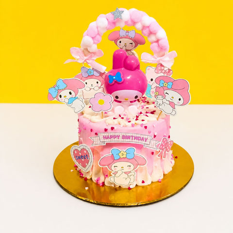 Pink Melody Theme Cake - Designer Cakes - Eats and Treats Bakery - - Eat Cake Today - Birthday Cake Delivery - KL/PJ/Malaysia