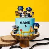 Policeman Theme Cake 6 inch - Vegan Cakes - Junandus - - Eat Cake Today - Birthday Cake Delivery - KL/PJ/Malaysia