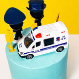 Policeman Theme Cake 6 inch - Vegan Cakes - Junandus - - Eat Cake Today - Birthday Cake Delivery - KL/PJ/Malaysia