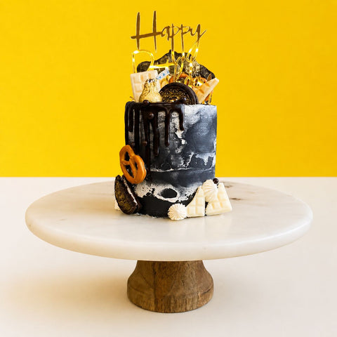 Premium Black Gold Cake - Designer Cakes - Cake Hub - - Eat Cake Today - Birthday Cake Delivery - KL/PJ/Malaysia