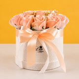 Premium Fragrance Rose Soap Flower Hat Box - Flower - Luxe Florist - - Eat Cake Today - Birthday Cake Delivery - KL/PJ/Malaysia