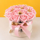 Premium Fragrance Rose Soap Flower Hat Box - Flower - Luxe Florist - - Eat Cake Today - Birthday Cake Delivery - KL/PJ/Malaysia