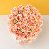 Premium Fragrance Rose Soap Flower Hat Box - Flower - Luxe Florist - - Eat Cake Today - Birthday Cake Delivery - KL/PJ/Malaysia