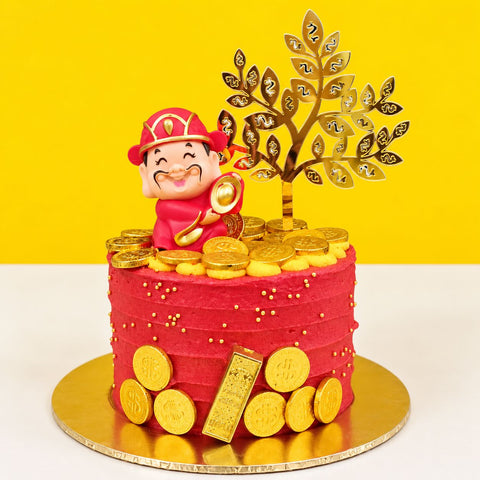 Prosperity Money Tree Cake - Designer Cakes - Eats and Treats Bakery - - Eat Cake Today - Birthday Cake Delivery - KL/PJ/Malaysia