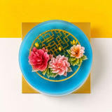 Prosperity Peonies 3D Jelly Cake 8" - Jelly Cakes - Sue Jelly Cake & Deli - - Eat Cake Today - Birthday Cake Delivery - KL/PJ/Malaysia
