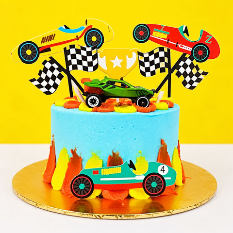 Race Car Cake - Designer Cakes - Eats and Treats Bakery - - Eat Cake Today - Birthday Cake Delivery - KL/PJ/Malaysia
