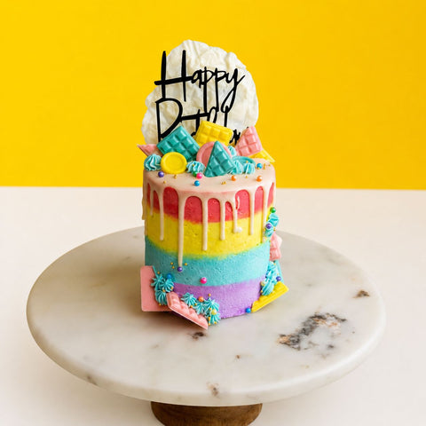 Rainbow Chocolate Cake - Designer Cakes - Cake Hub - - Eat Cake Today - Birthday Cake Delivery - KL/PJ/Malaysia