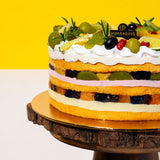 Rainbow Fruit Chantilly Chiffonge® Cake - Vegan Cakes - Junandus - - Eat Cake Today - Birthday Cake Delivery - KL/PJ/Malaysia