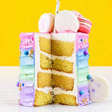 Rainbow Splash Cake 4" - Designer Cakes - The Buttercake Factory - - Eat Cake Today - Birthday Cake Delivery - KL/PJ/Malaysia