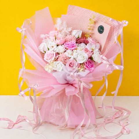 Remy Bouquet (Soap & Preserved Flower) - Flowers - Bull & Rabbit - - Eat Cake Today - Birthday Cake Delivery - KL/PJ/Malaysia