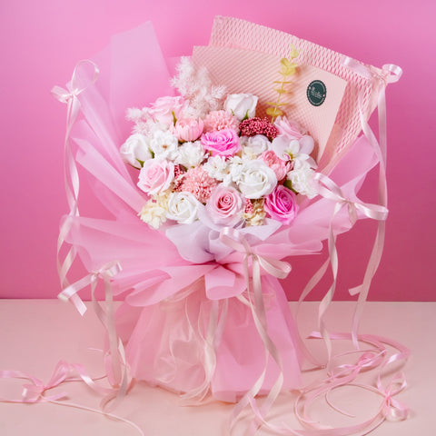 Remy Bouquet (Soap & Preserved Flower) - Flowers - Bull & Rabbit - - Eat Cake Today - Birthday Cake Delivery - KL/PJ/Malaysia