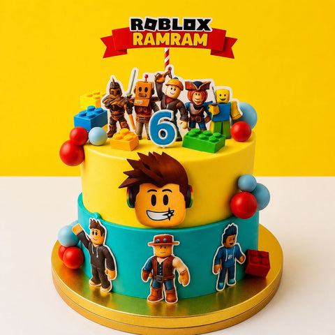 Roblox Theme Cake - Designer Cakes - Eats and Treats Bakery - - Eat Cake Today - Birthday Cake Delivery - KL/PJ/Malaysia