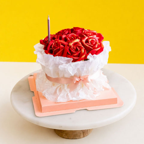 Rose Bouquet Cake 4" - Designer Cakes - Dessertz 22' - - Eat Cake Today - Birthday Cake Delivery - KL/PJ/Malaysia