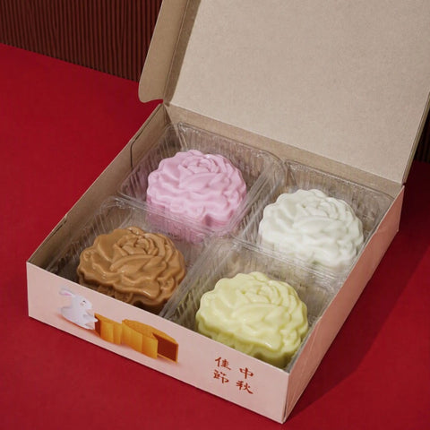 Rose Floral Jelly Mooncake Set - Mooncake2026 - Jerri Home - - Eat Cake Today - Birthday Cake Delivery - KL/PJ/Malaysia