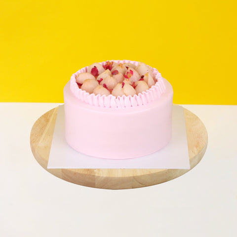 Rose Lychee Cake 6" - Sponge Cakes - Lavish Patisserie - No - Eat Cake Today - Birthday Cake Delivery - KL/PJ/Malaysia